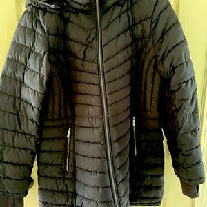 Michael Korrs Navy Long Winter Coat